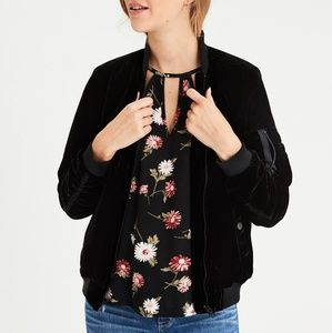 American eagle velvet bomber